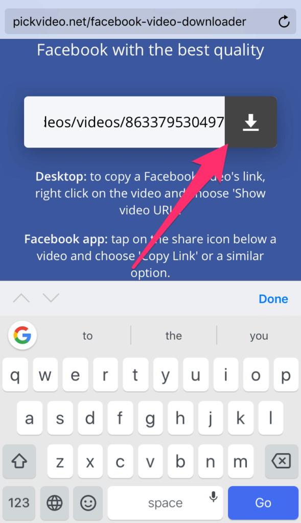 589x1024 How To Download Facebook Videos To Your Iphone's Camera Roll