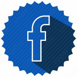 256x256 Facebook Blue Badge Icon