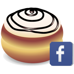 256x256 Facebook Sweet Cake Icon, Png Clipart Image