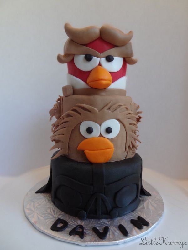 600x800 Angry Birds Star Wars Cake! Created
