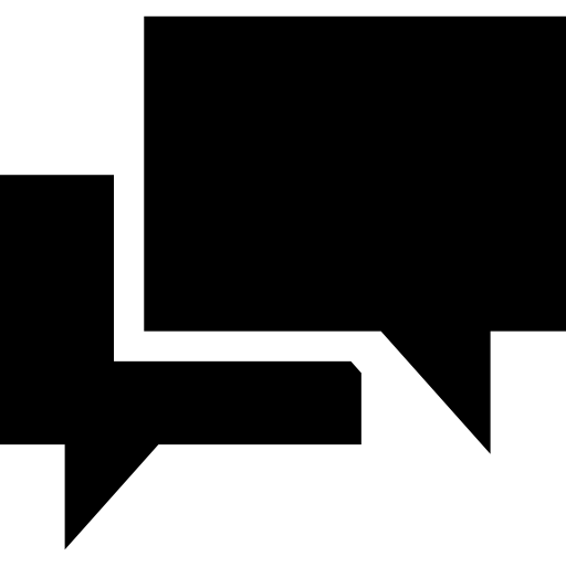 512x512 Facebook Chat Boxes Silhouette Icons Free Download