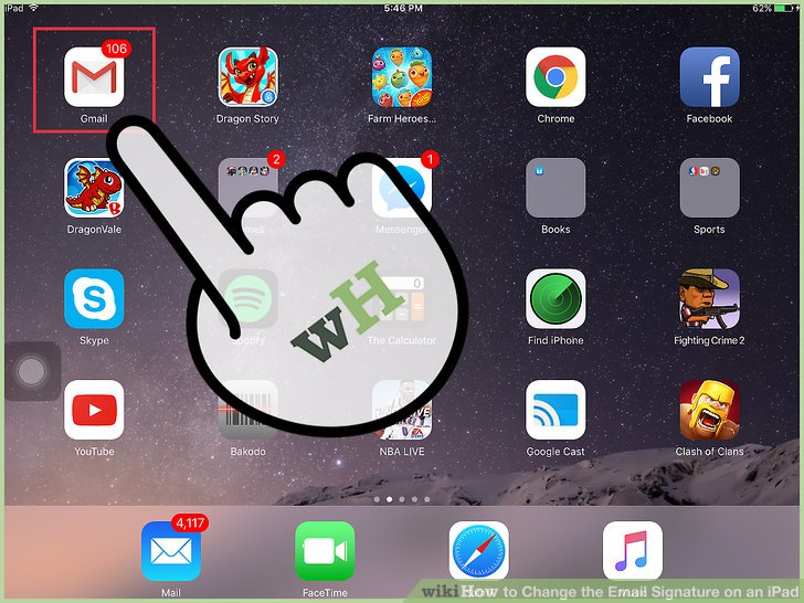 728x546 How To Change The Email Signature On An Ipad