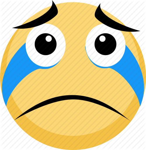 500x512 Cry, Emoji, Emotion, Facebook, Sad, Sadness Icon