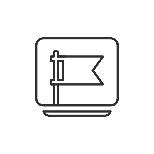 512x512 Facebook, Fb, Flag, Life Event Icon