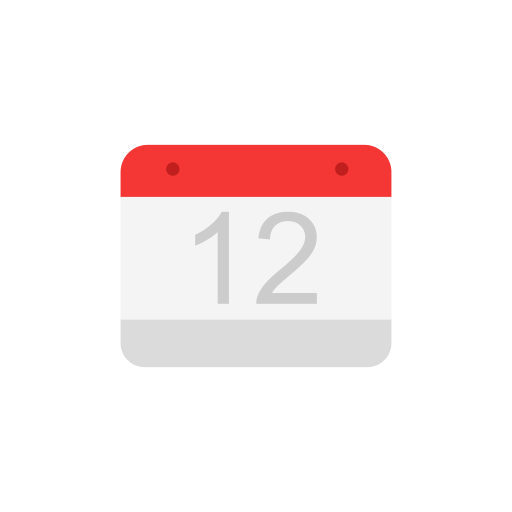 512x512 Calendar, Date, Events, Twelve Icon