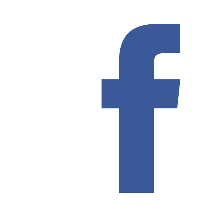 Facebook F Logo White Background 736x736 Facebook F Logo White Background