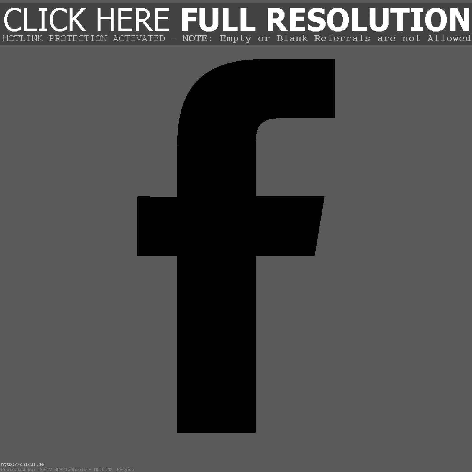 1600x1600 Facebook F Icon Png White Png Image