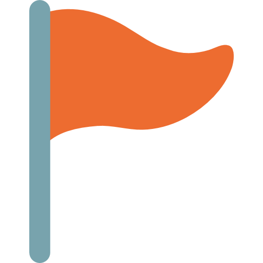 Triangular Flag On Post Emoji For Facebook, Email Sms Id 512x512 Triangular Flag On Post Emoji For Facebook, Email Sms Id