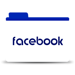 256x256 White Facebook Folder Icon, Png Clipart Image