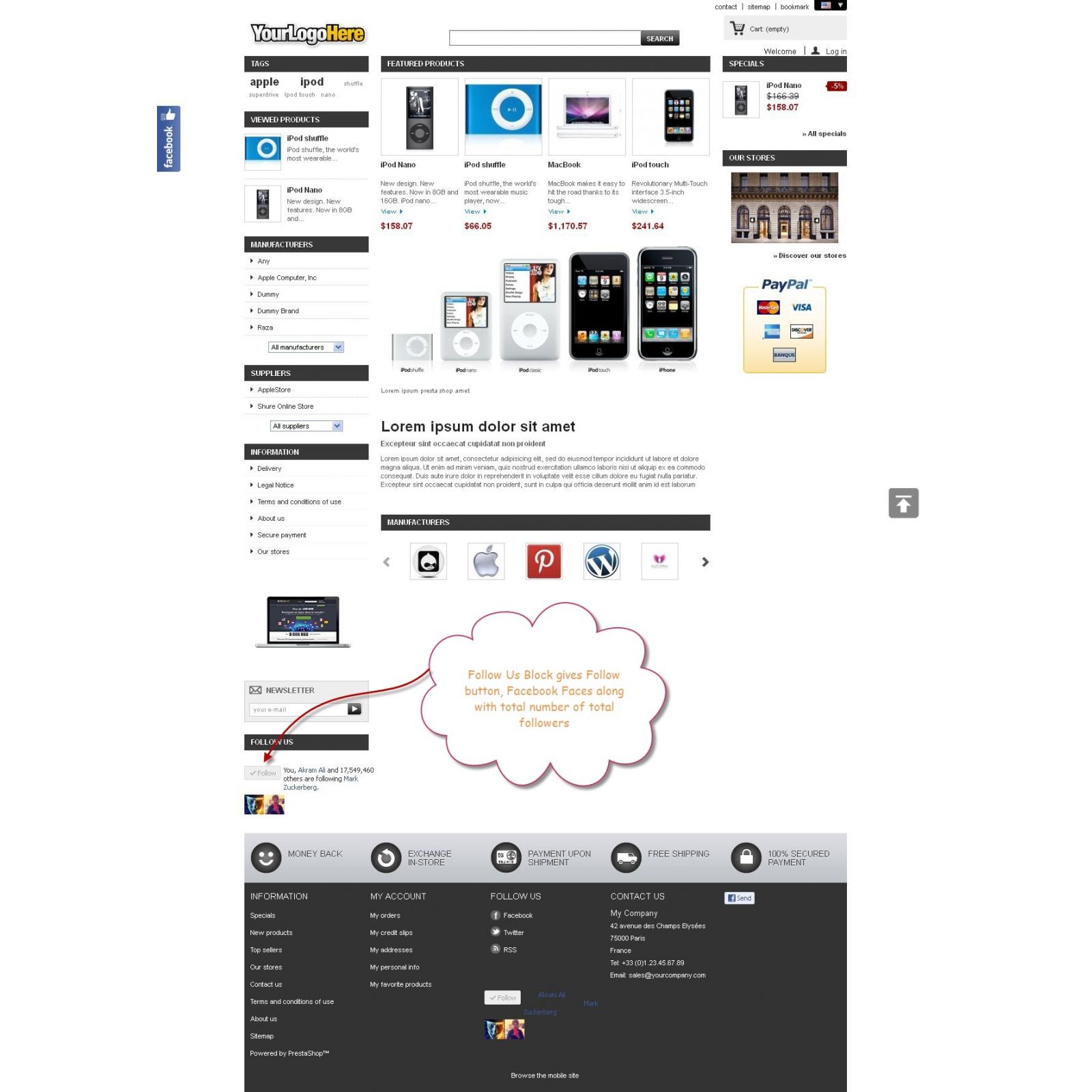 1600x1600 Prestashop Facebook Follow Button Prestashop Facebook Modules