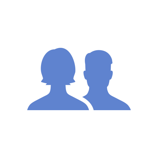 512x512 Facebook Friends Icon Png Vector, Clipart