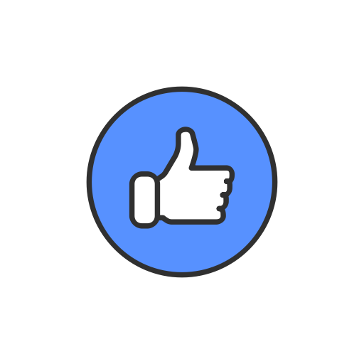 512x512 Emoji, Facebook, Like, Like Button Icon