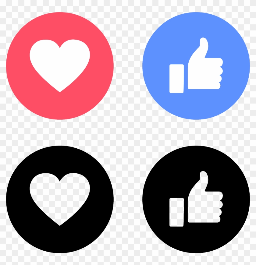 840x870 Download Like Love Facebook Icons Png