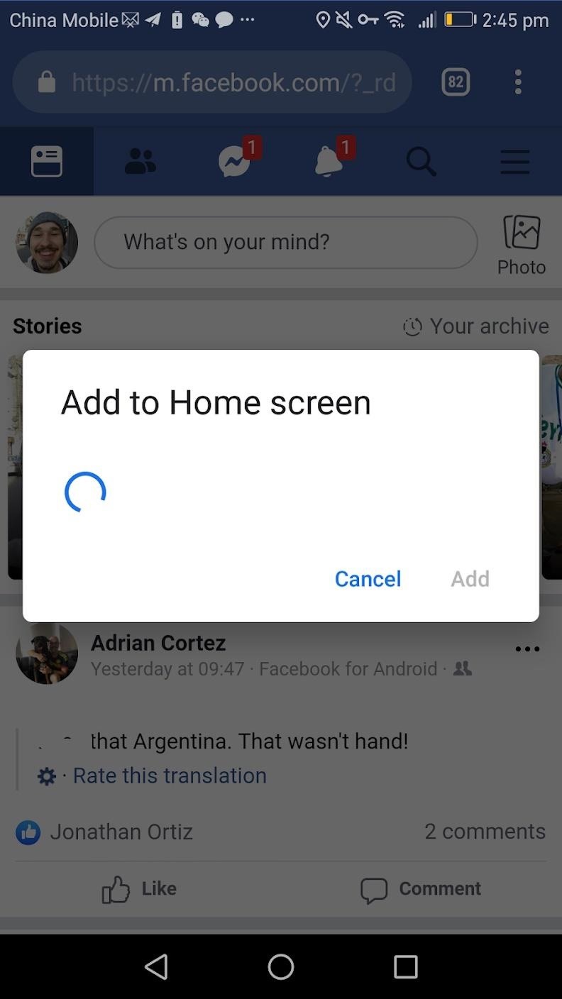 792x1408 How To Make A Home Screen Icon That Opens The Facebook Website
