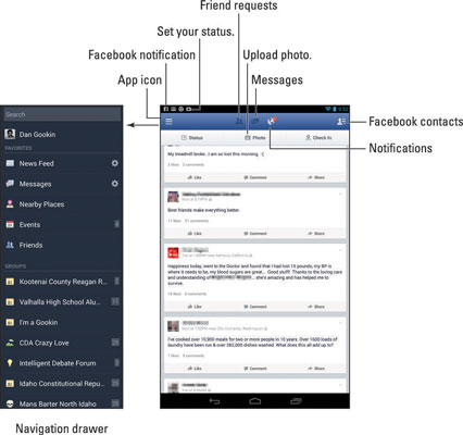 426x400 How To Use Facebook On Your Android Tablet
