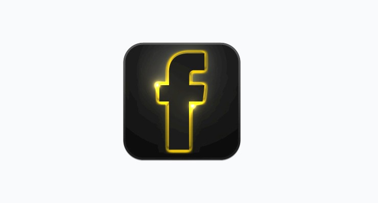 Facebook Icon Black