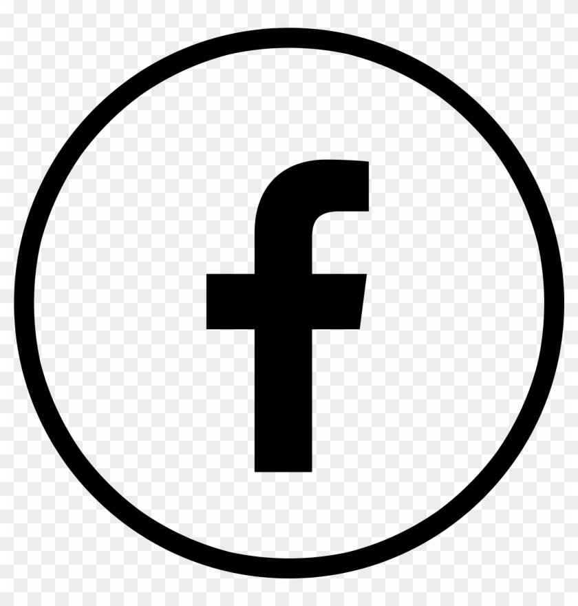 840x880 Facebook Logo Circle Black Transparent