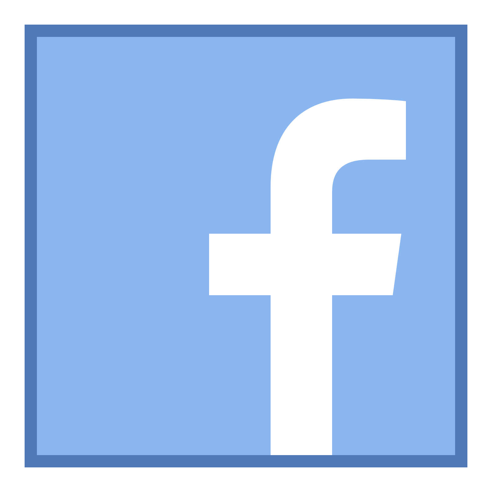 1600x1600 Facebook Logo Icon Very Clear Blue Png