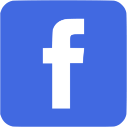 256x256 Royal Blue Facebook Icon