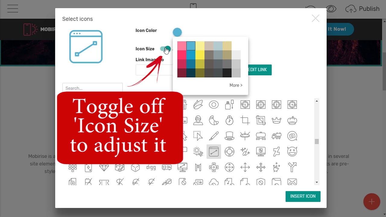 1280x720 Icons Extension Update Mobirise Bootstrap Builder