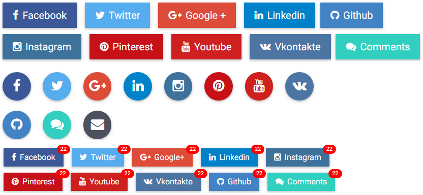 832x384 Angular Bootstrap Social Button