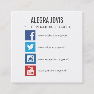 Instagram Facebook Twitter Business Card 400x400 Instagram Facebook Twitter Business Card