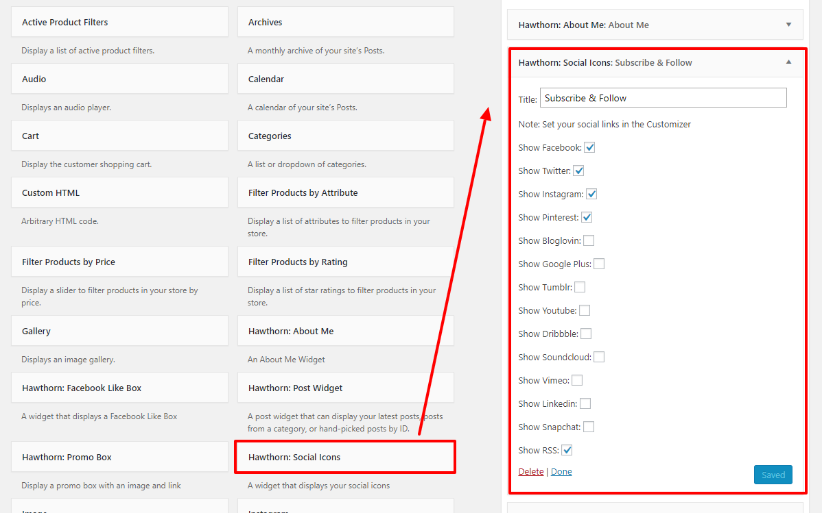 1198x749 How Do I Add Social Media Icons To Hawthorn Solo Pine