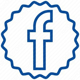256x256 Facebook Color Outline Logo Icon