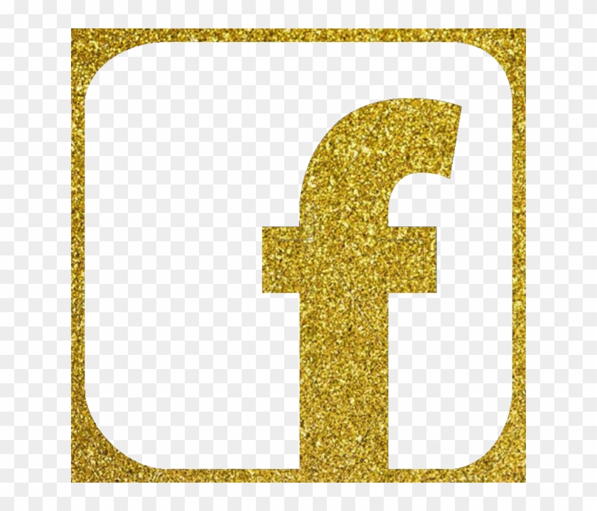 840x720 Facebook Icon Vector Gold Color Glitter Png, Transparent Png