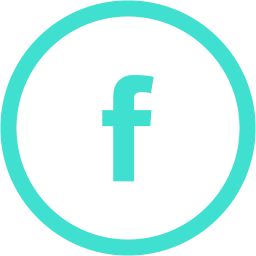 256x256 Free Turquoise Facebook Icon