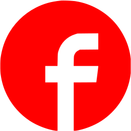 256x256 Red Facebook Icon