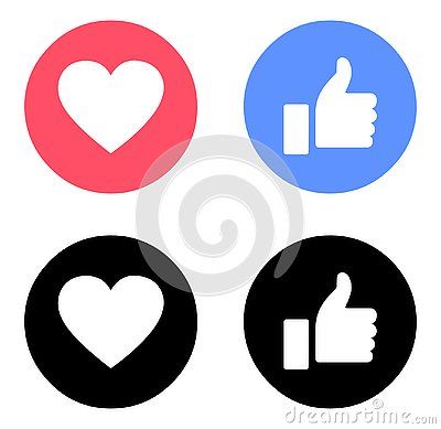 400x389 Download Facebook Like And Love Icons Color Vector Emoji Facebook