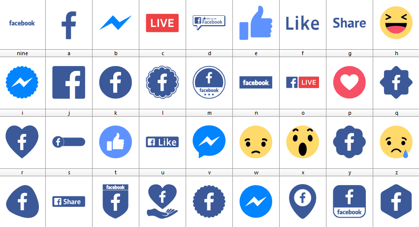 851x461 Download Font Facebook Color Font Ttf Otf Elharrak Fonts Font