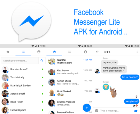 450x367 Download Facebook Messenger Lite Apk For Android Via Direct Link