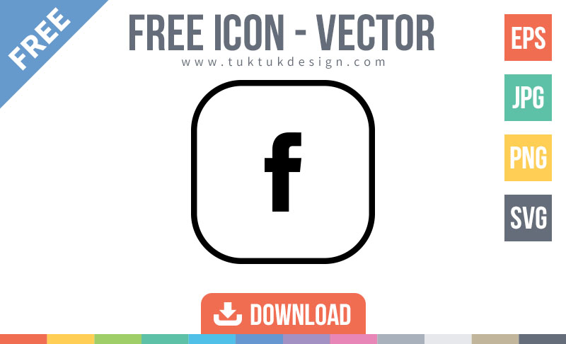 800x486 Facebook Icon Free Vector Image