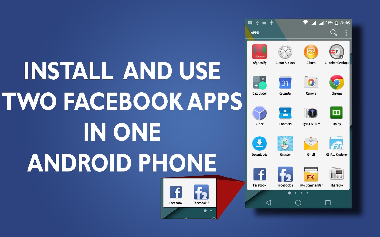 1600x1000 Install Two Facebook Apps In One Android Phone