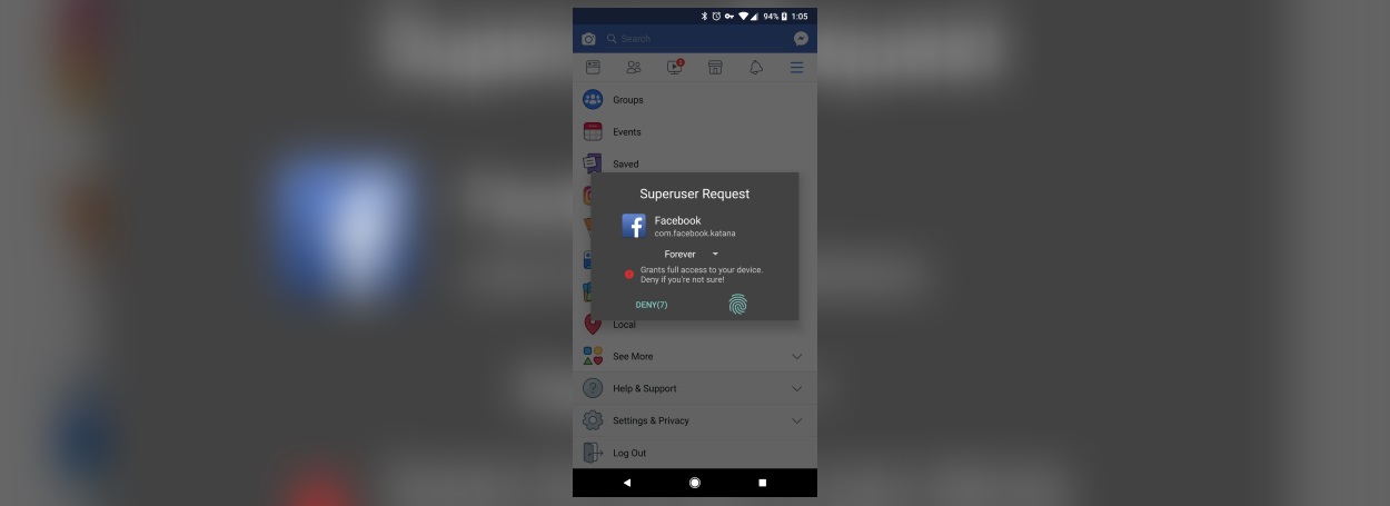 1250x455 The Facebook Android App Is Asking For Superuser Privileges