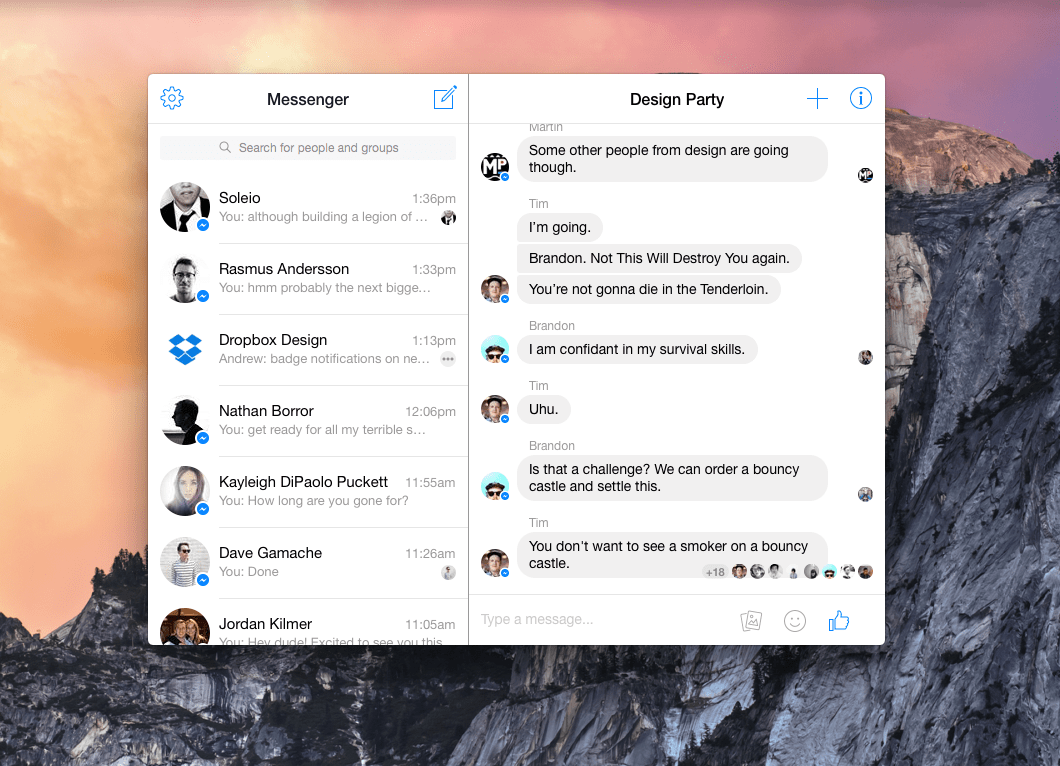 1060x766 New Facebook Messenger Web Experience Gets An Unofficial