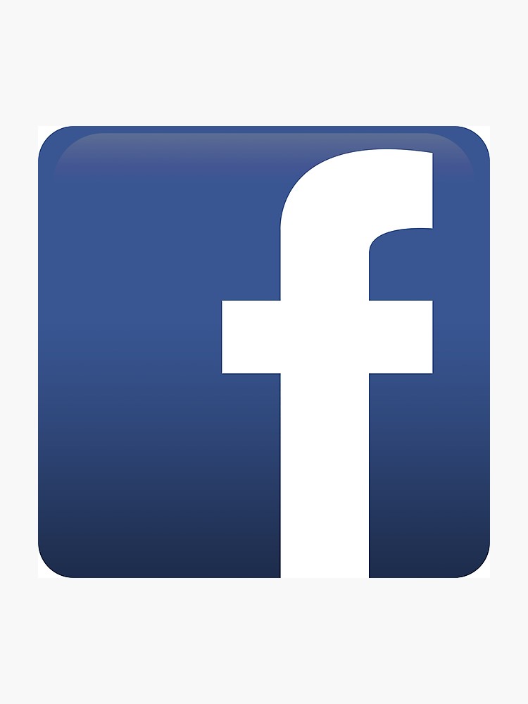 750x1000 Facebook Logo Icon Photographic Print