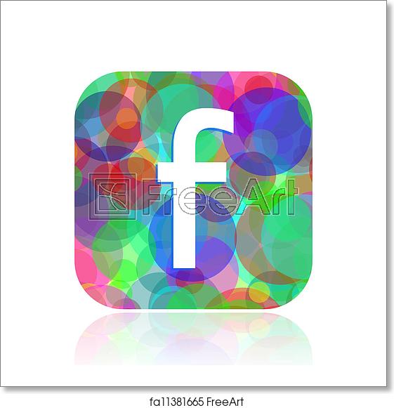 561x581 Free Art Print Of Facebook Icon Freeart