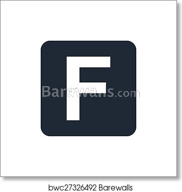 362x382 Icon Facebook, Art Print Barewalls Posters Prints