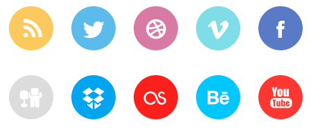 449x190 This Free Set Contains Flat Social Media Icons For Sites Like