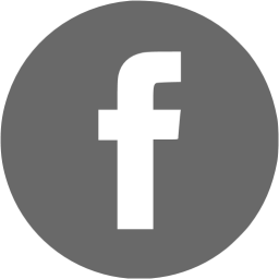 256x256 Dim Gray Facebook Icon