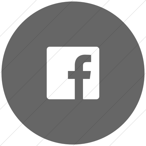 512x512 Iconsetc Flat Circle White On Gray Foundation Social Facebook Icon