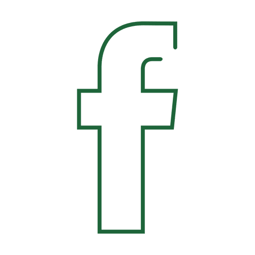 512x512 Green Facebook Line Icon