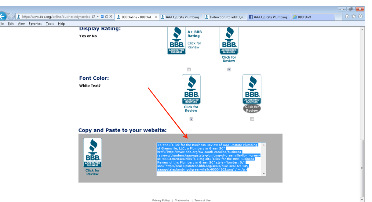 Adding Bbb Dynamic Seal To Your Facebook Page 1218x662 Adding Bbb Dynamic Seal To Your Facebook Page