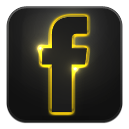 256x256 Facebook Icon Neon Glow Social Iconset Graphicsvibe
