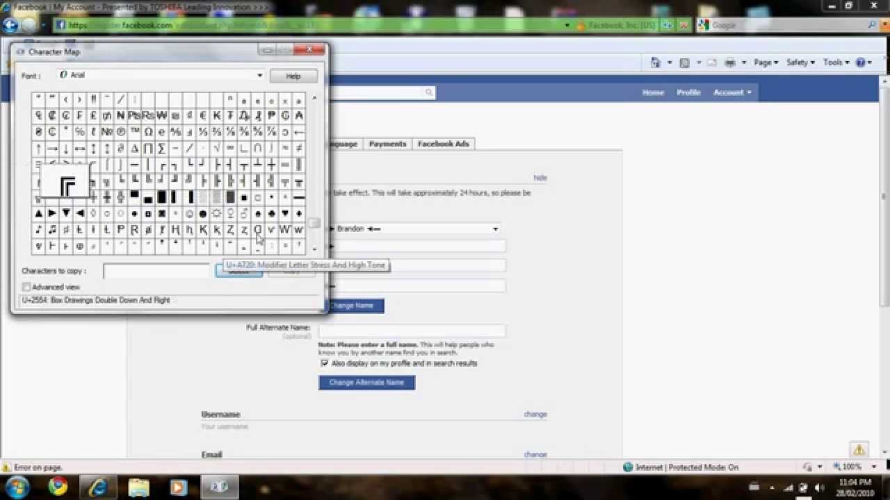 1280x720 How To Add Cool Symbols To Your Name On Facebook