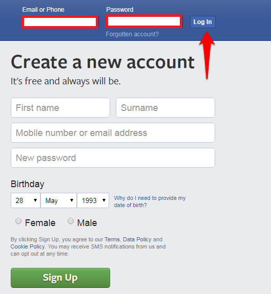 529x575 Facebook For Desktop Login How To Access Full Facebook Site
