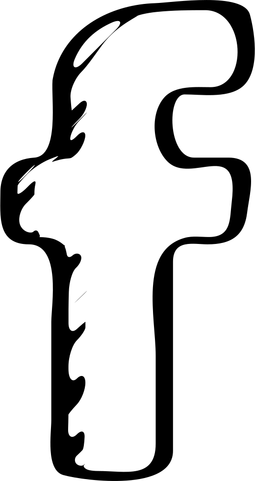 520x980 Facebook Sketched Social Letter Logo Outline Png Icon Free